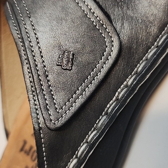 Finn Comfort Jamaica Silver Metallic Slide Sandals EUR 42 - Picture 7 of 11